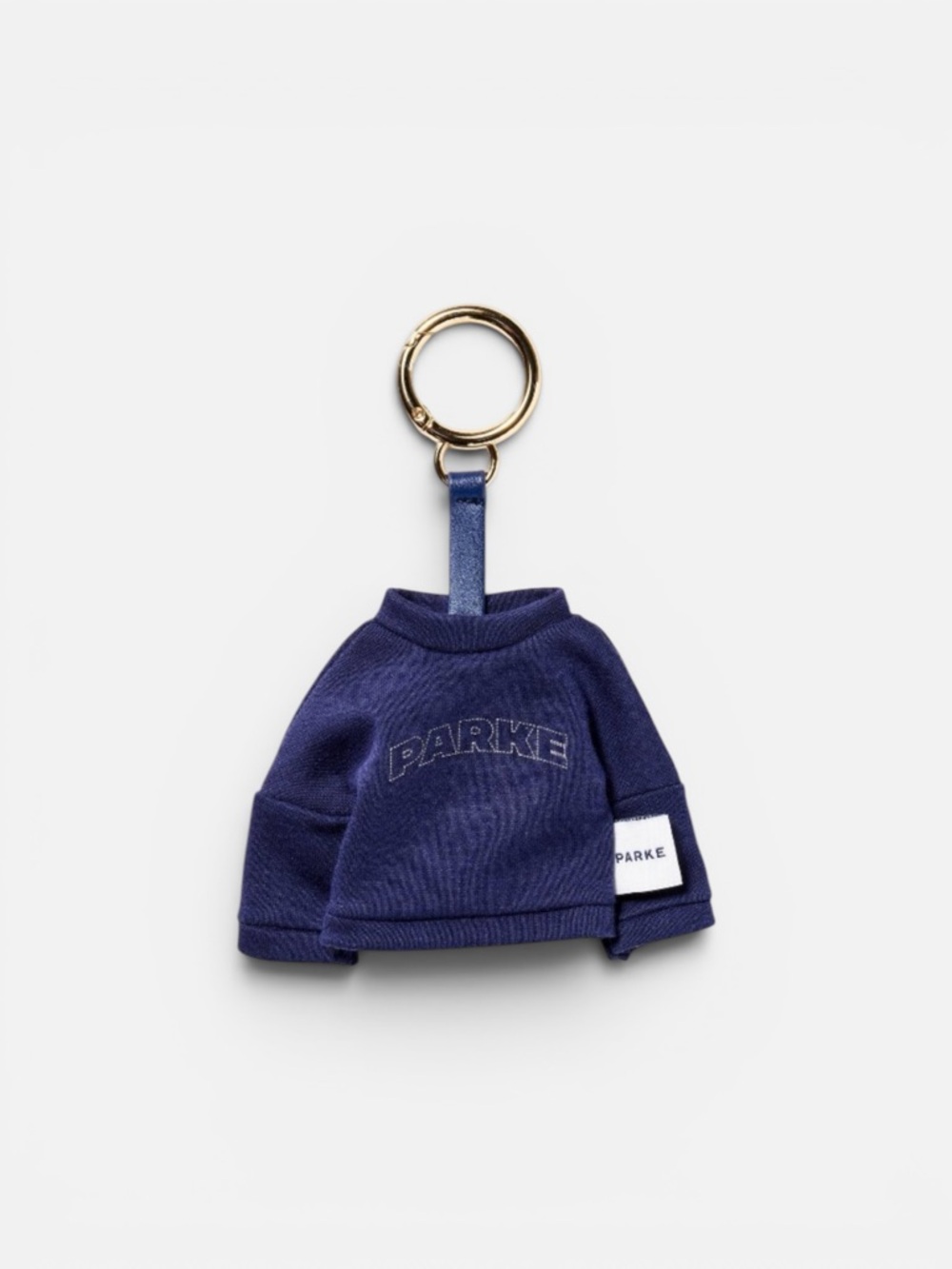 PARKE x Target SOLD OUT Mockneck Sweatshirt Keychain Navy Blues NEW